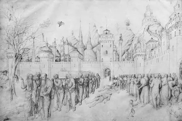 Begräbnis der Jungfrau, aus dem Album von Jacopo Bellini